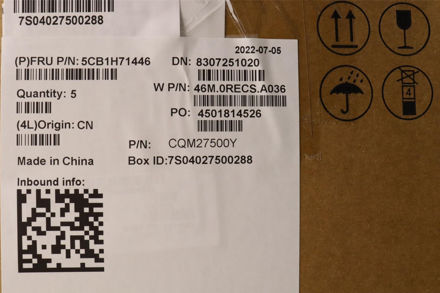 Lenovo IdeaPad 5 14ALC7 Keyboard Palmrest Top Cover Switzerland 5CB1H71446