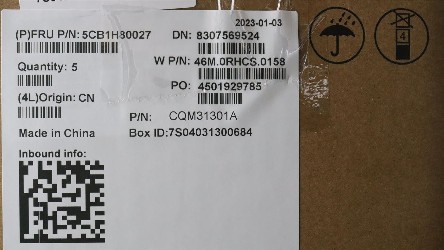 Lenovo Upper Case ASM_SLV W 82R7 SB BL 5CB1H80027