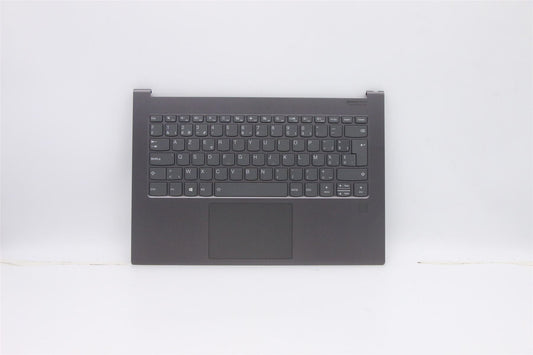 Lenovo C930 13IKB Palmrest Cover Touchpad Keyboard Belgian Iron Grey 5CB0S72626