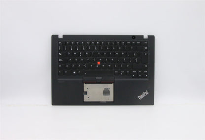 Lenovo ThinkPad T14s Keyboard Palmrest Top Cover Spanish Black 5M10Z54212