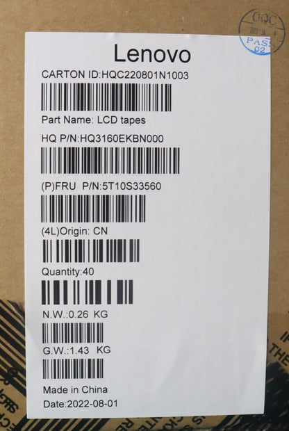 Lenovo TAPE TAPE H 21CX speaker sponge 5T10S33560