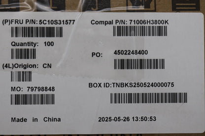 Lenovo C 83JH eDP Cable 5C10S31577
