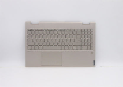 Lenovo Yoga C740-15IML Keyboard Palmrest Top Cover US Mica 5CB0U43844