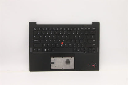 Lenovo Carbon X1 9th Keyboard Palmrest Top Cover US Black Backlit 5M11C53235