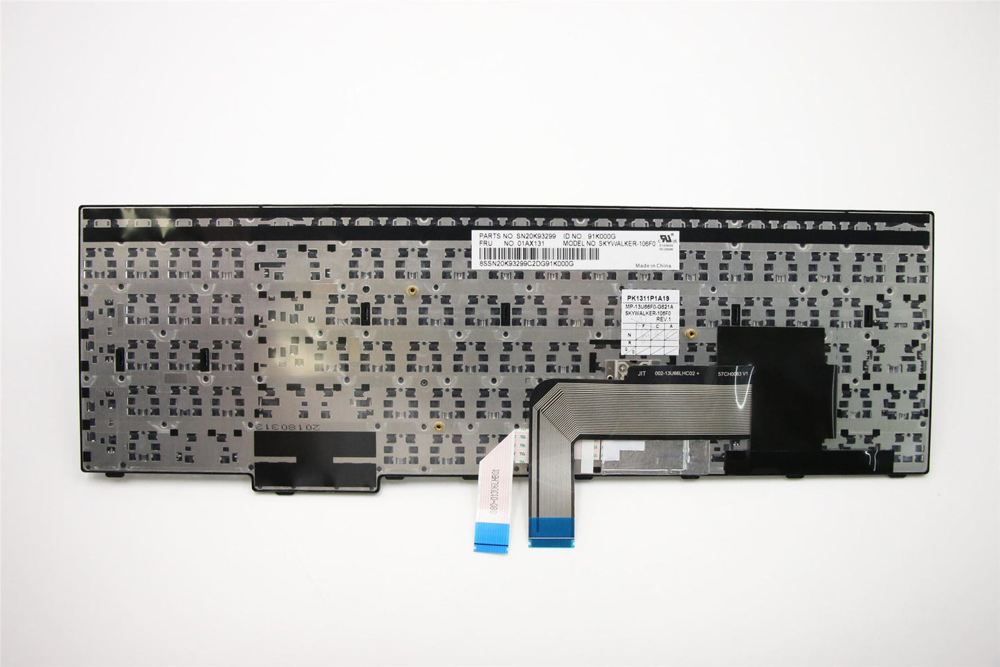 Lenovo ThinkPad E570 E575 Keyboard French Black 01AX131