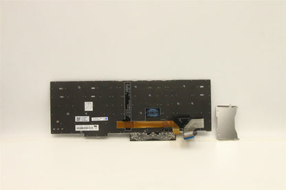 Lenovo ThinkPad E580 E590 Keyboard Belgian Silver Backlit 01YN666