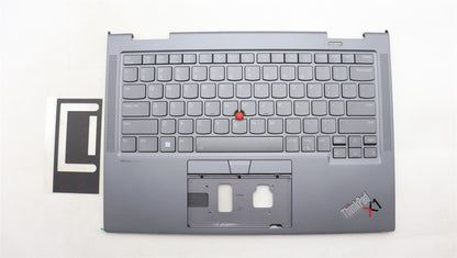 Lenovo Yoga X1 8th Gen Palmrest Cover Keyboard US Europe Black 5M11H62406