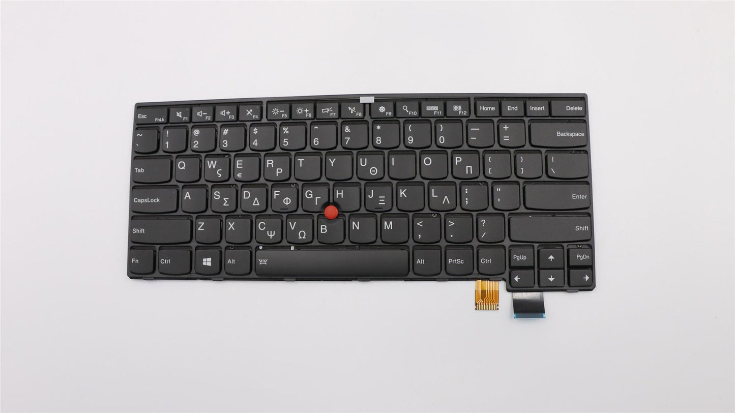 Lenovo ThinkPad T460s Keyboard Greek Black Backlit 01YR101