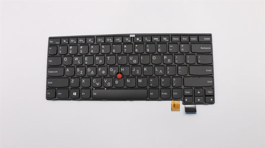 Lenovo ThinkPad T460s Keyboard Greek Black Backlit 01YR101