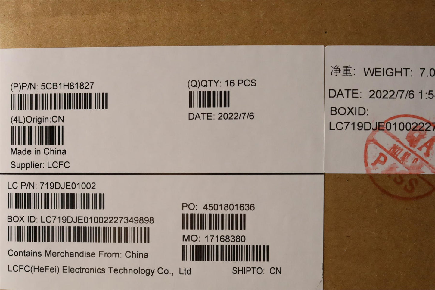 Lenovo ROC-1.0_JT6C1_CCOV_WL_SUB_ASSY_BK 5CB1H81827