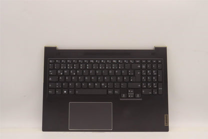 Lenovo Yoga 7 16ARH7 Palmrest Cover Touchpad Keyboard German Black 5CB1J38408