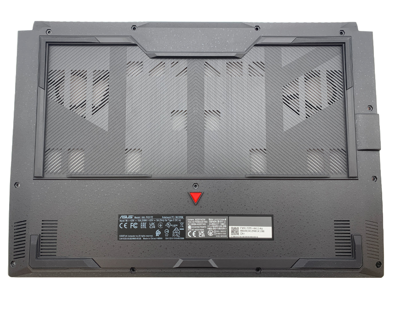 Asus TUF Dash FX517ZC FX517ZE FX517ZM FX517ZR FX517Z Base Chassis Bottom Cover