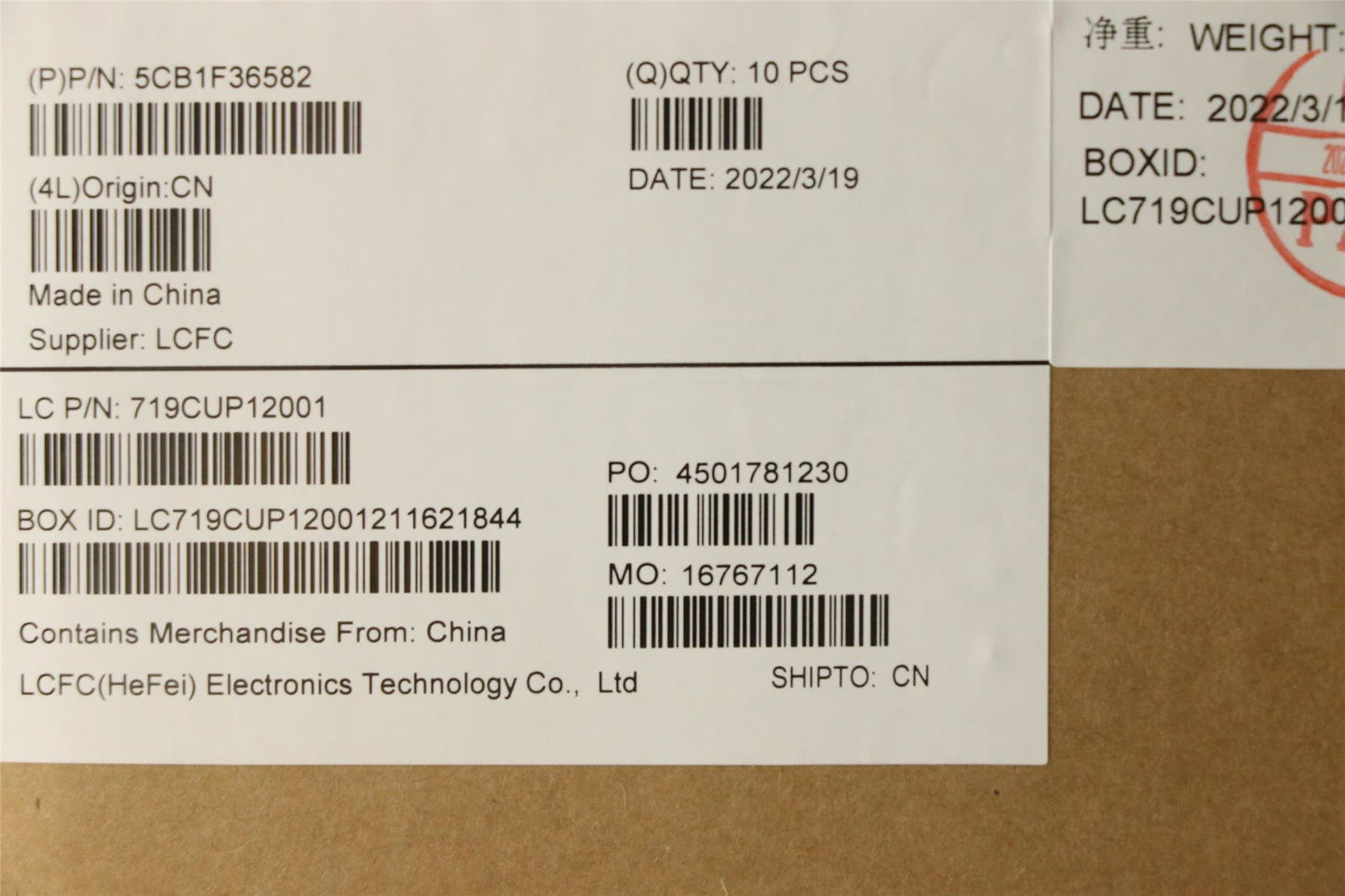 Lenovo Lower Case L 82QY W/HD 5CB1F36582