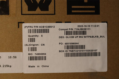 Lenovo UpperCaseASM_BUL C21A4 MGBL 5CB1C88612