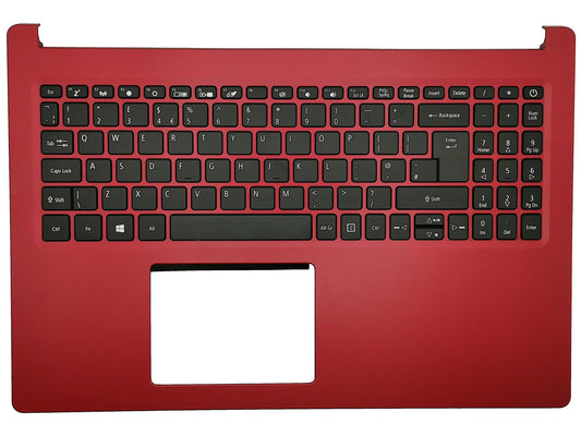 Acer Aspire A315-34 Palmrest Cover Keyboard UK Red 6B.HGAN8.031