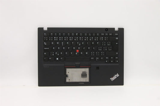 Lenovo ThinkPad T14s Keyboard Palmrest Top Cover Czech Black Backlit 5M10Z41155