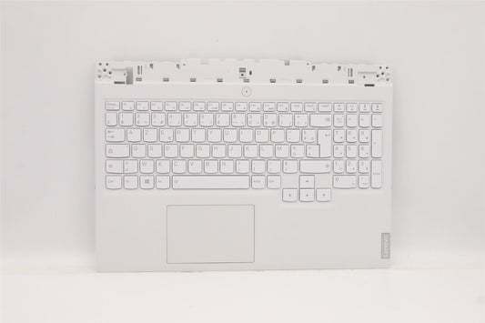 Lenovo 5 15ACH6 Palmrest Cover Touchpad Keyboard French White 5CB1C93101
