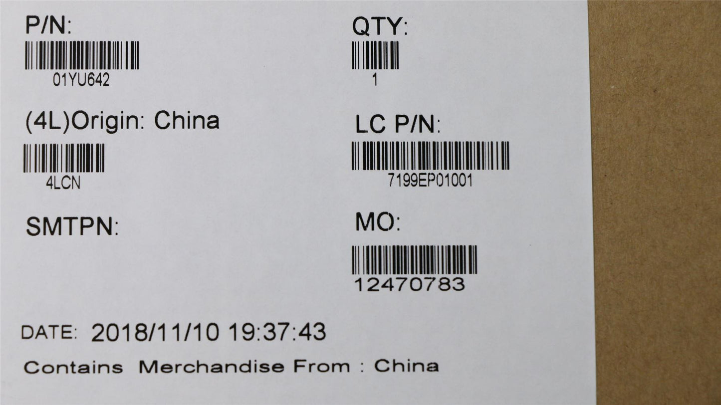 Lenovo MECH_ASM ASM_WQHD_RCover_SM_GR,B 01YU642