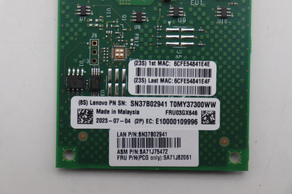 Lenovo ASM 10G X710-T2L A Ethernet Intel Board 5A71J82061