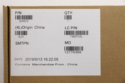 Lenovo ThinkPad T490s Keyboard Palmrest Top Cover Italian Black Backlit 02HM219