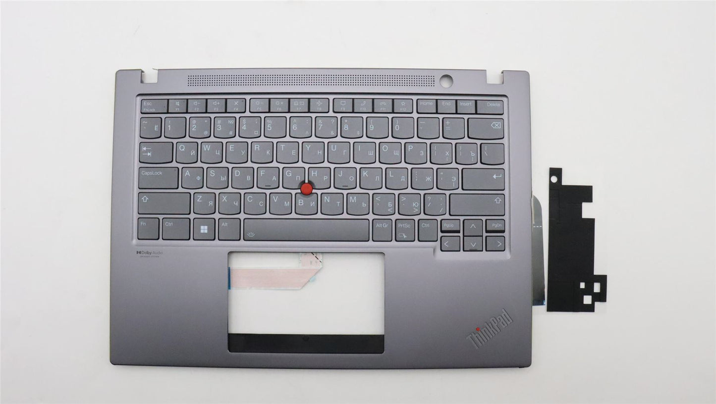 Lenovo ThinkPad T14s Gen 3 Keyboard Palmrest Top Cover Russian Grey 5M11H26200