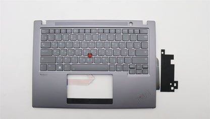 Lenovo ThinkPad T14s Gen 3 Keyboard Palmrest Top Cover Russian Grey 5M11H26200