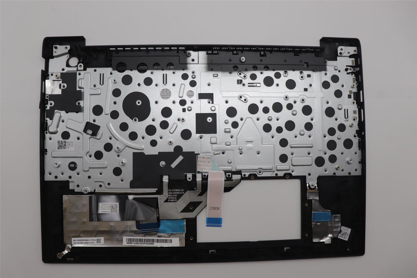 Lenovo ThinkPad E16 Gen 1 Keyboard Palmrest Top Cover Black 5M11L65012