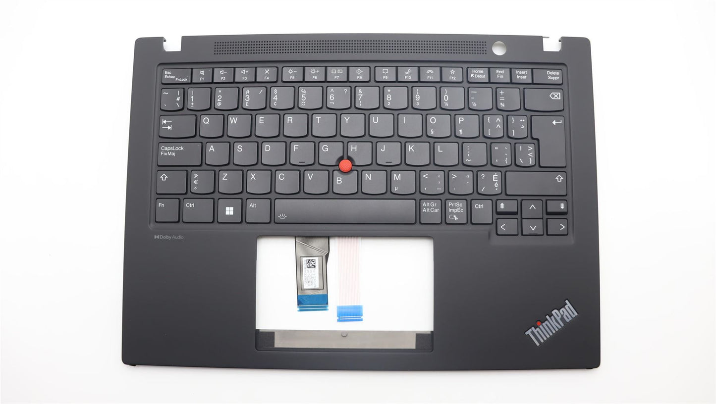 Lenovo ThinkPad T14s Gen 4 Keyboard Palmrest Top Cover Black Backlit 5M11L92848