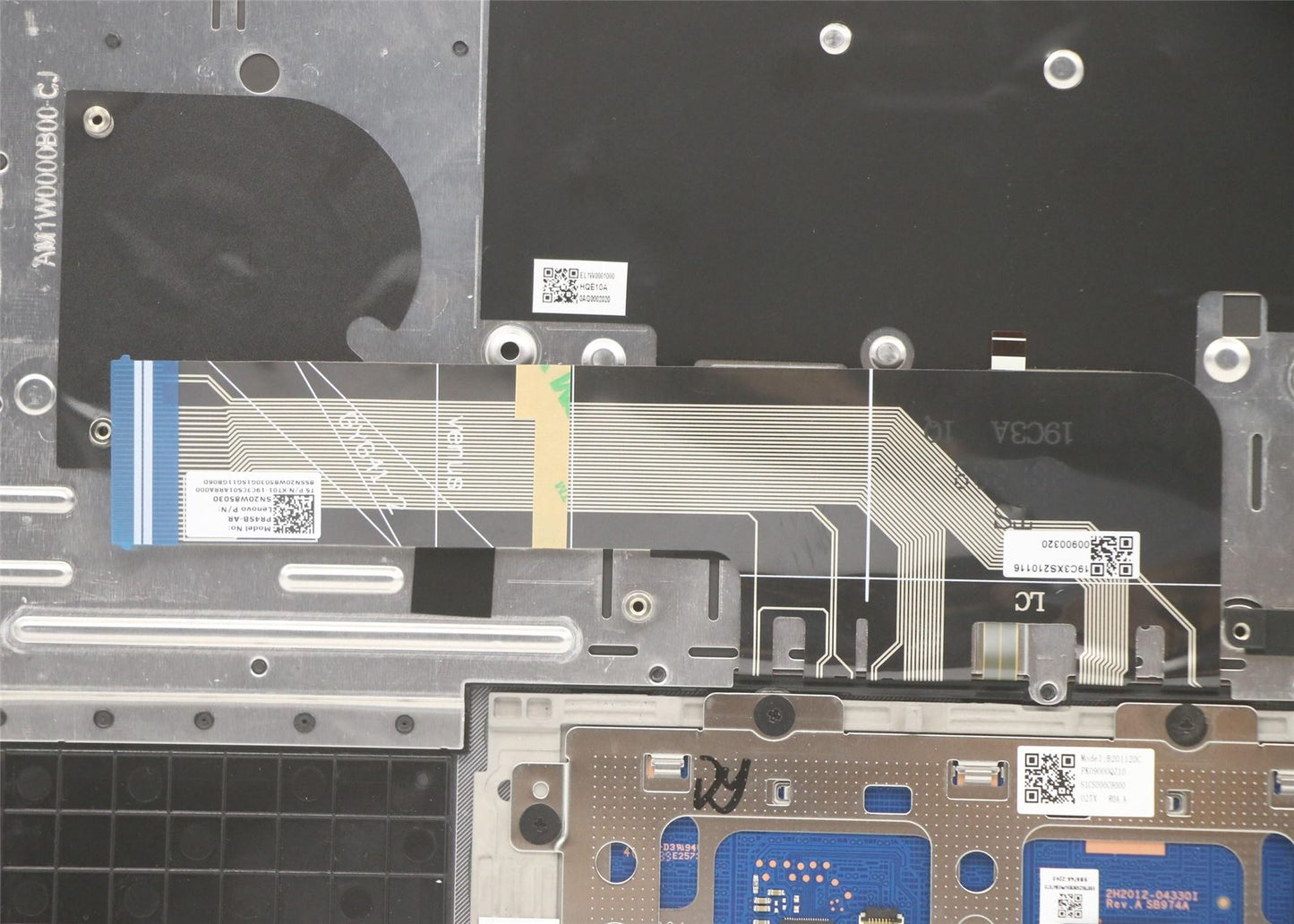 Lenovo IdeaPad 7 14ACH5 O 7 14ACH5 Palmrest Cover Touchpad Keyboard 5CB1B43529