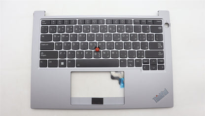 Lenovo ThinkPad E14 Gen 5 Palmrest Cover Keyboard Arabic Grey Backlit 5M11L92660
