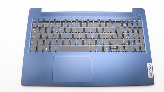 Lenovo IdeaPad 3 15AMN8 Palmrest Cover Touchpad Keyboard Abyss Blue 5CB1L16460