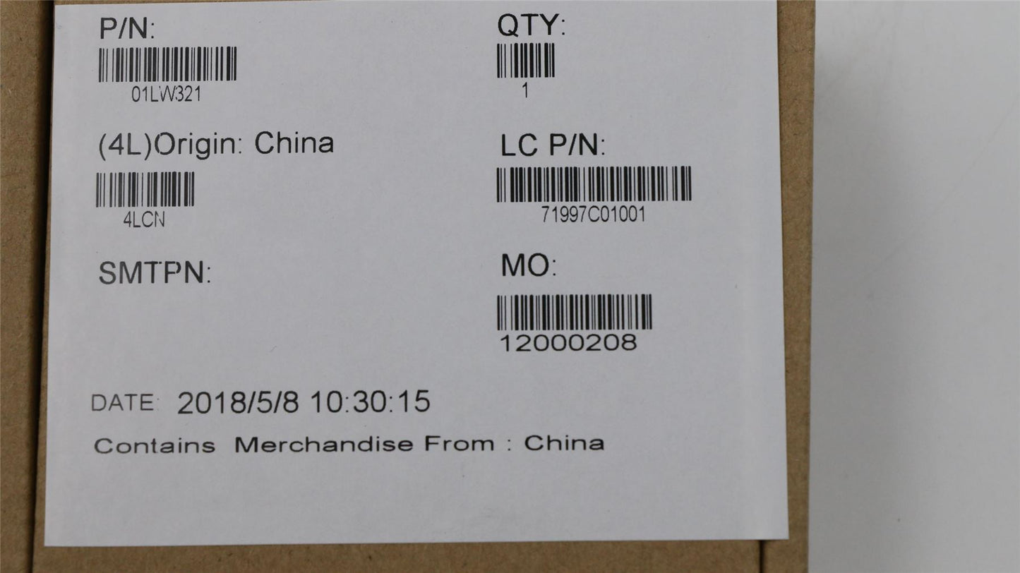 Lenovo 01LW321 FRU SIM cover