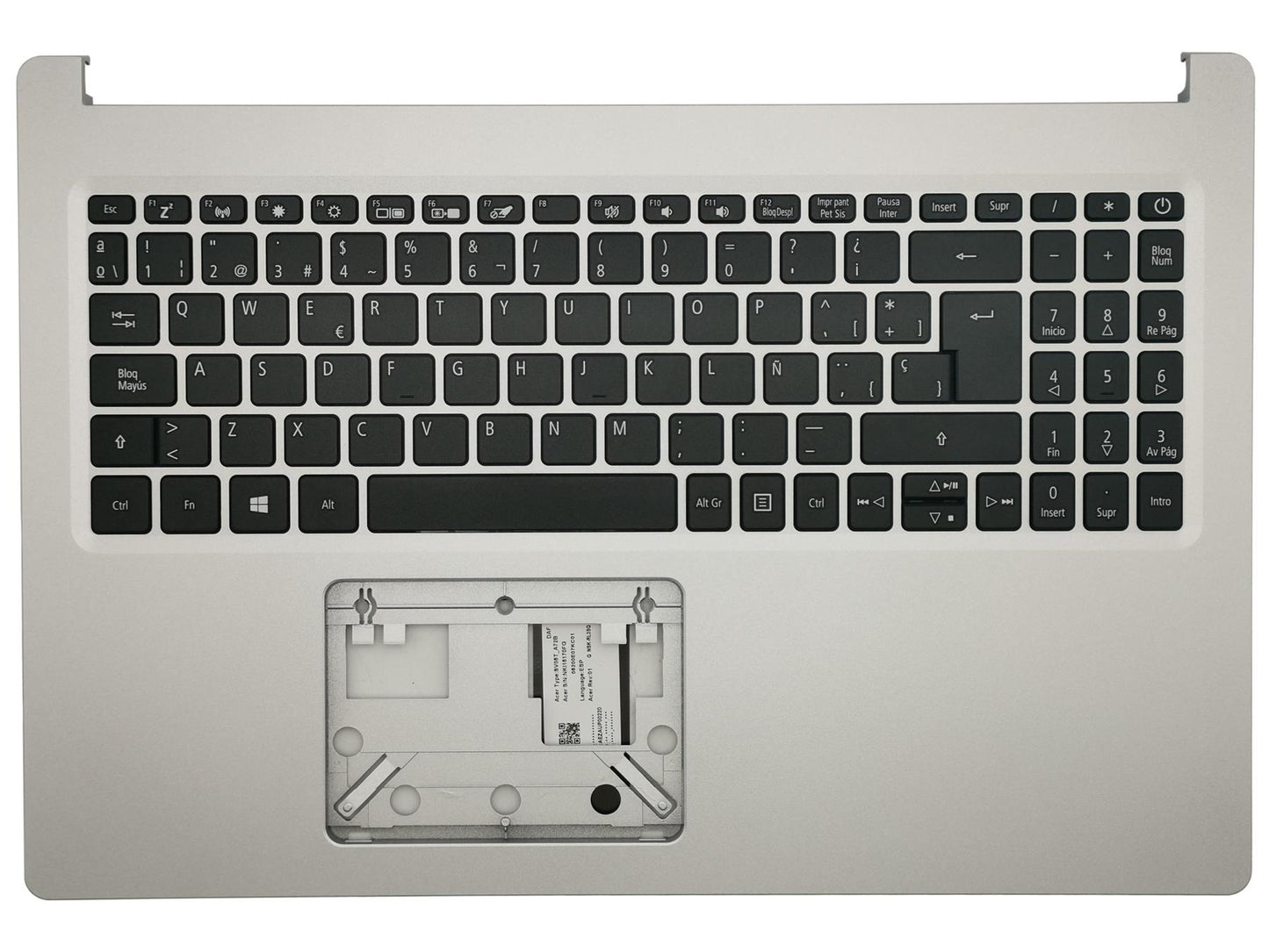 Acer Chromebook Spin A515-55 CP311-2H Palmrest Cover Keyboard 6B.HSNN7.024