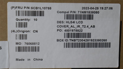 Lenovo LCD Cover W/Ant C82XD T24IR AL AB 5CB1L10788