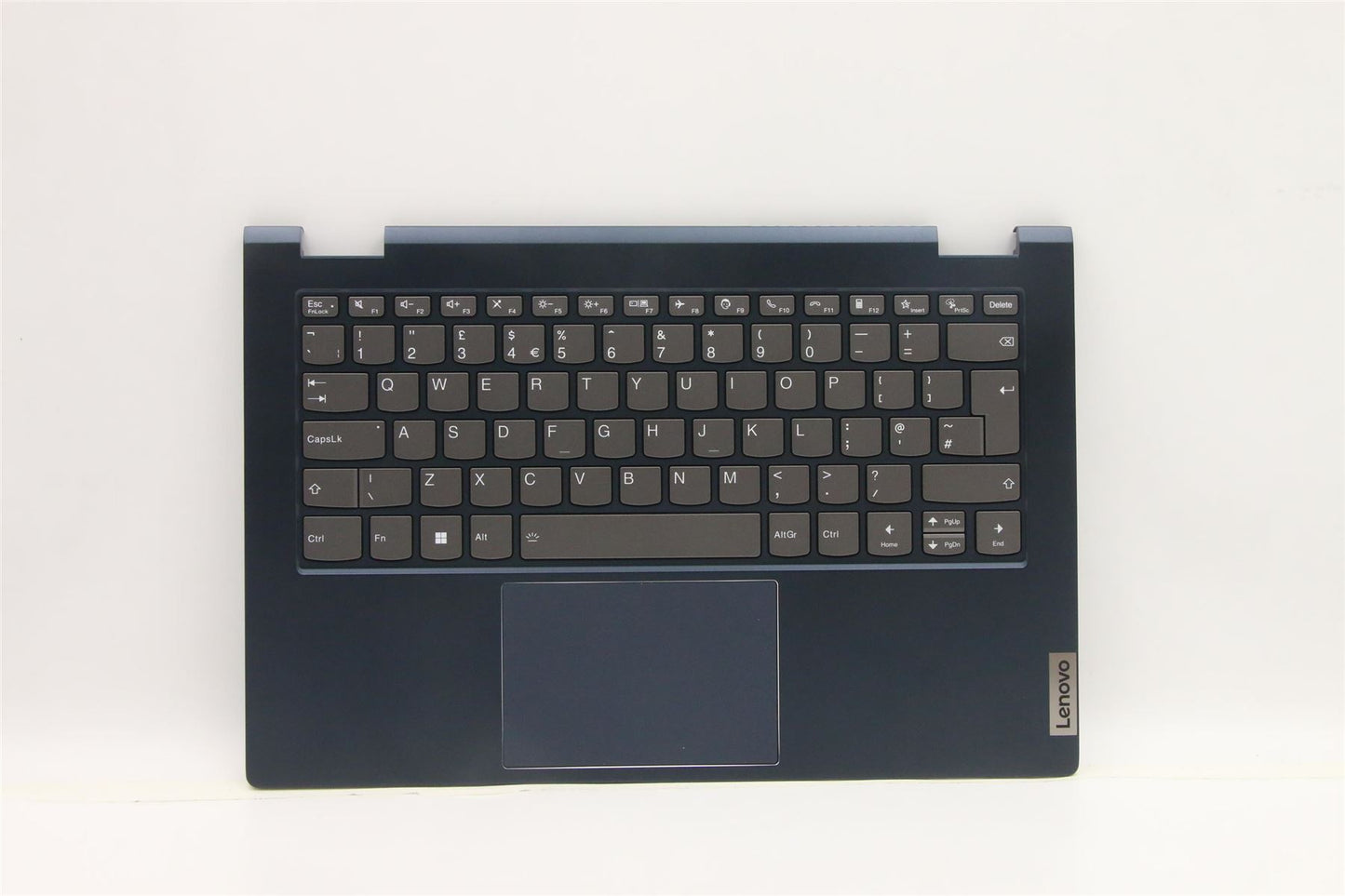 Lenovo Yoga 14s G2 IAP Palmrest Cover Touchpad Keyboard UK Abyss Blue 5CB1J10047