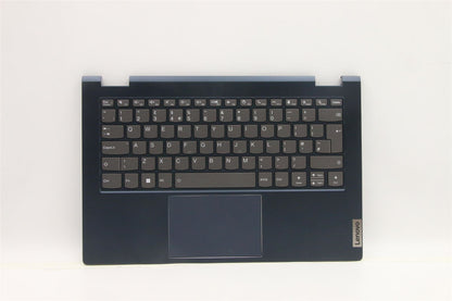 Lenovo Yoga 14s G2 IAP Palmrest Cover Touchpad Keyboard UK Abyss Blue 5CB1J10047