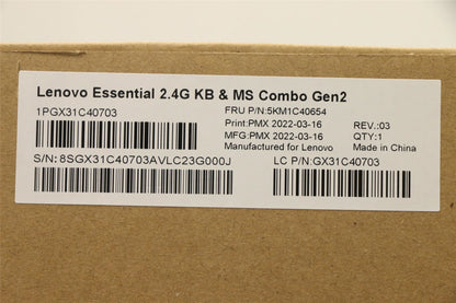 Lenovo Primax R71_G2 2.4G WTG DE 5KM1C40654