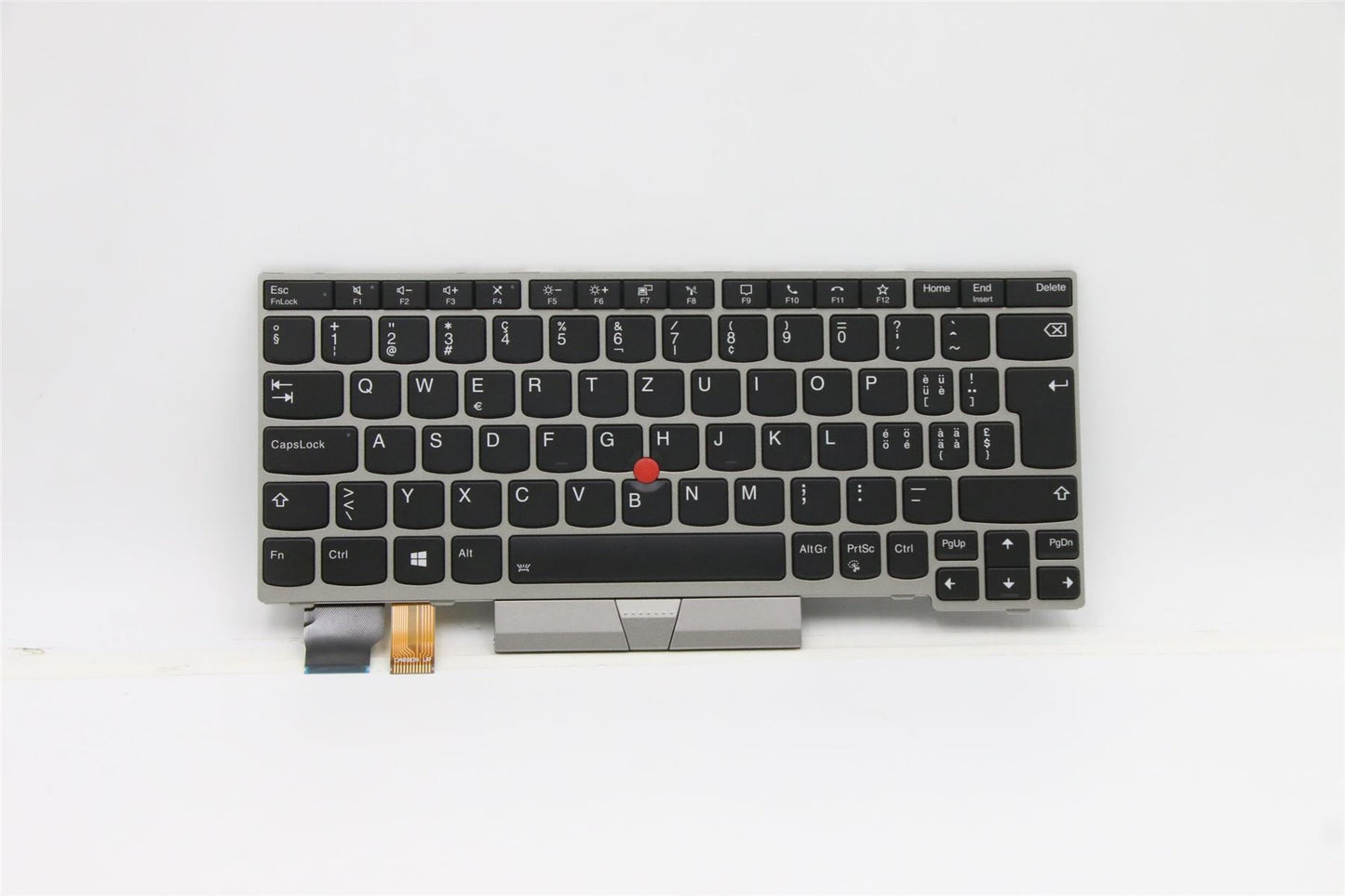 Lenovo ThinkPad L13 Gen 2 s Keyboard Swiss Silver Backlit 5N20V43638