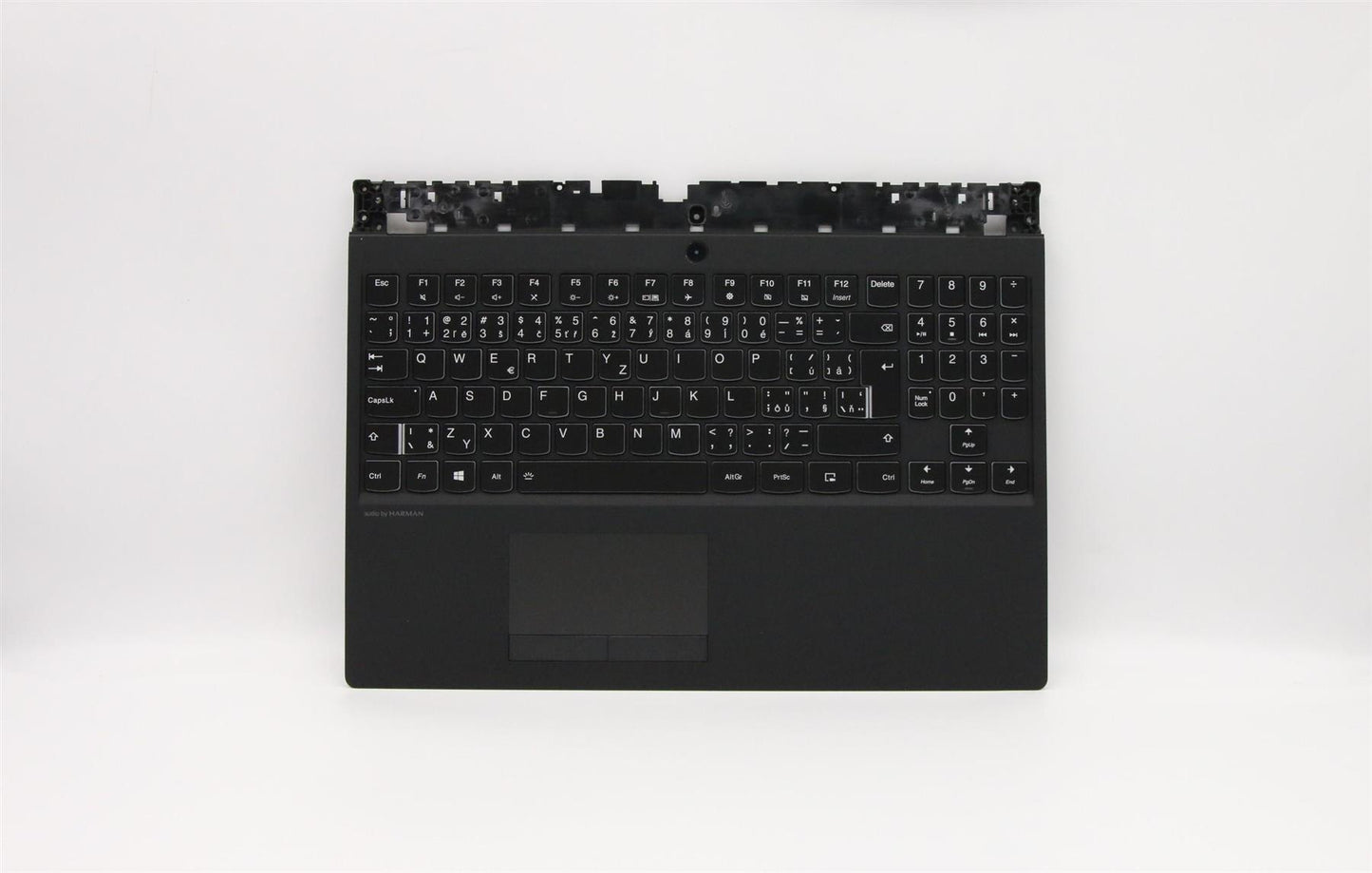 Lenovo Legion Y530-15ICH-1060 Keyboard Palmrest Top Cover Czech Black 5CB0S91827