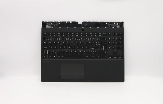 Lenovo Legion Y530-15ICH-1060 Keyboard Palmrest Top Cover Czech Black 5CB0S91827