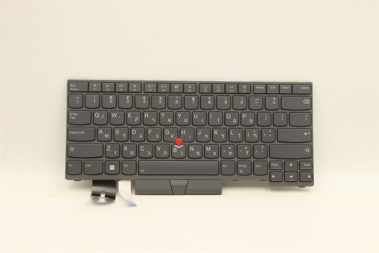 Lenovo ThinkPad T14 Gen 2 P14s Gen 2 Keyboard Hebrew Grey Backlit 5N21B08353