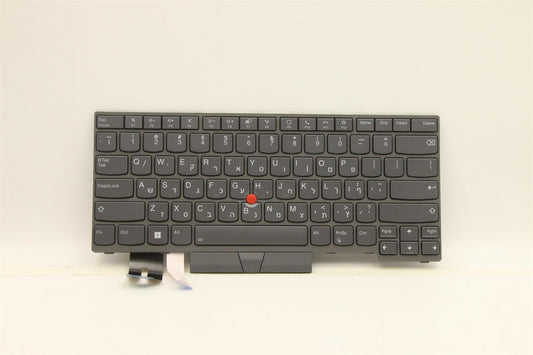 Lenovo ThinkPad T14 Gen 2 P14s Gen 2 Keyboard Hebrew Grey Backlit 5N21B08353