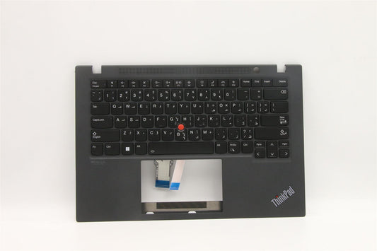 Lenovo ThinkPad T14s Gen 2 Keyboard Palmrest Top Cover Arabic Black 5M11C48021