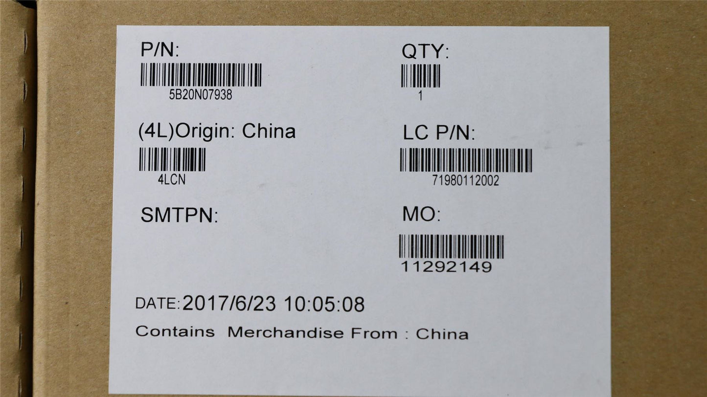 Lenovo MBL80VM I36006U UMAD4G W/RTCWIN 5B20N07938